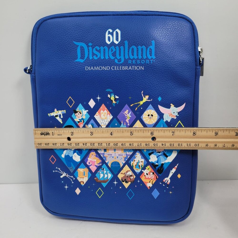 Disneyland Resort 60th Anniversary Diamond Celebration Blue Tablet Bag 2015 - Picture 4 of 5